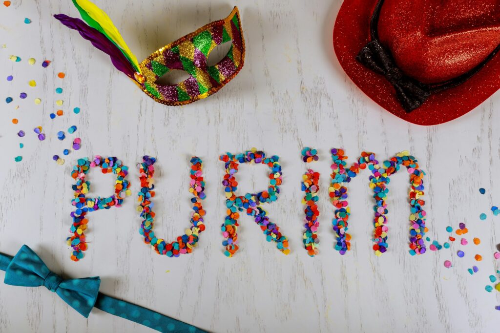 Purim celebration jewish holiday carnival masks for Purim